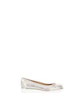 Ballerine in pelle ARGENTO 38