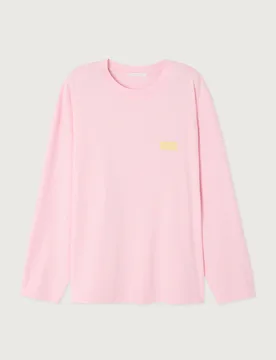 T-SHIRT MI LONG AMPLE ML COL ROND female - M/L - FashionsVida