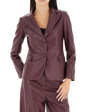 Blazer similpelle BORDEAUX XL