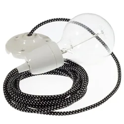 Cables Suspension Luminaire Rt41 Stars 3d 50 Cm Black / White One Size