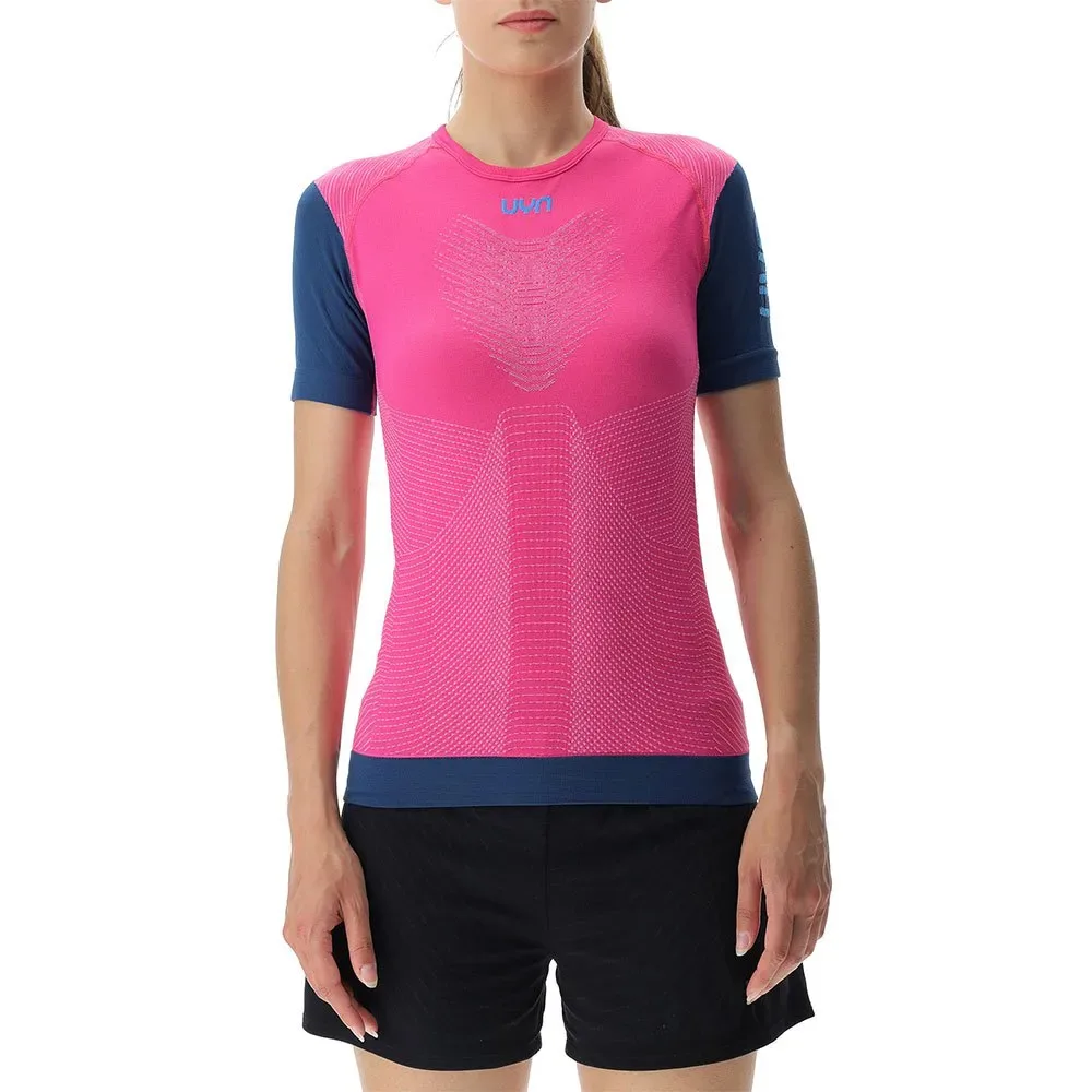 Maglietta A Maniche Corte Running Pb2 Purple / True Navy XL - Uyn - FashionsVida