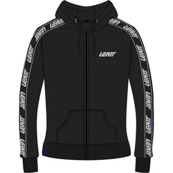 Felpa Tech Donna con Zip e Cappuccio Nero taglia M