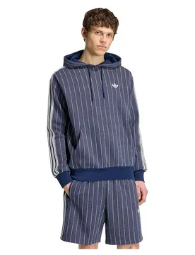 Originals Felpa Con Cappuccio Pinstripes Night Indigo XL
