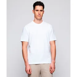 Camiseta de hombre cuello redondo de algodón orgánico