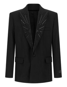 Balmain Blazer di cristallo