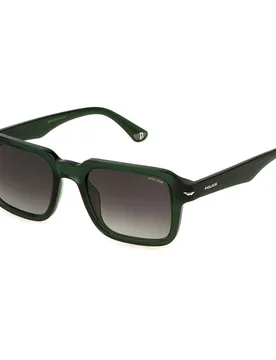 Lunettes De Soleil Spln36 Shiny Transp.Green Smoke Gradient / CAT3
