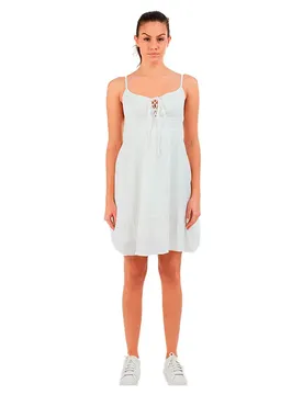 Vestito Corto Senza Maniche Sarah Mono White L