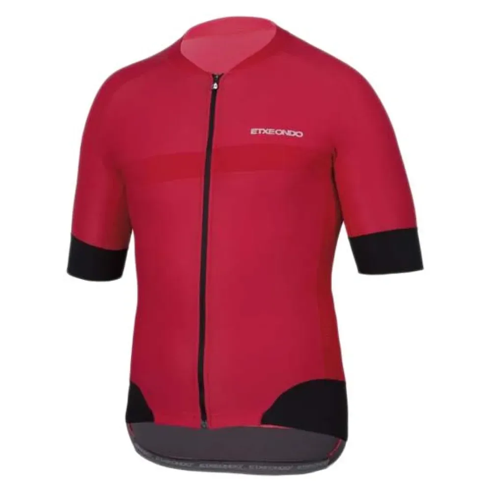 Maglia A Maniche Corte Mendi Red - Etxeondo - FashionsVida