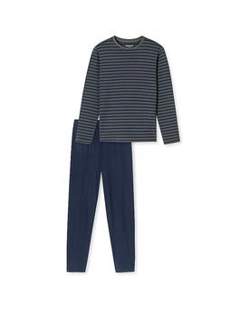 Pyjama anthrazit grau 48 herren