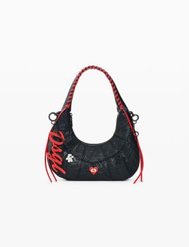 Bolso Disney™ Mediano, Mujer, Poliuretano, Negro, U