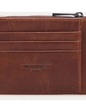 Cartera de piel camel - Lion of Porches - FashionsVida