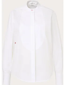 Camisa de algodón - Victoria Beckham - FashionsVida