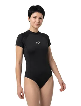 Rash Guard Manches Courtes Tropic Black Pebble L