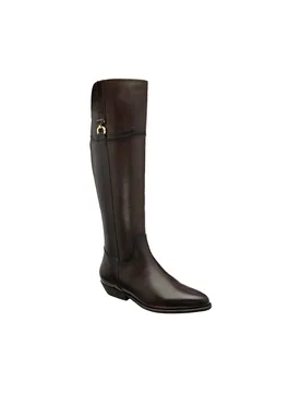 Women's 'Forge' Leather Knee-High Boots in Brown Size: 5 - Brown - Size: 5 - RAVEL - FashionsVida
