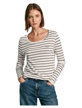 T-shirt à Manches Longues Finna Mousse White L