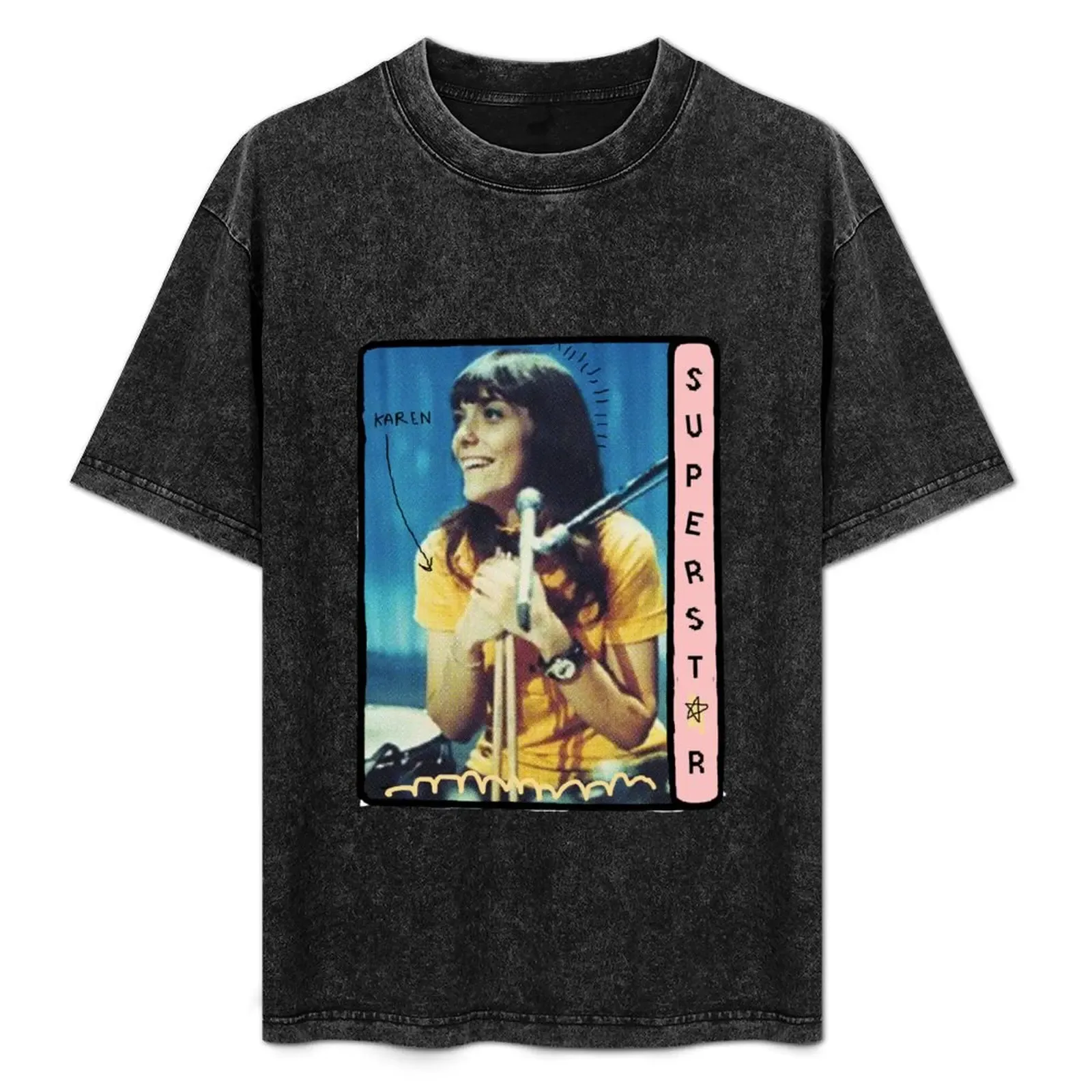 Karen Carpenter T-Shirt Big and Tall Basic Tee Shirt - Aliexpress - FashionsVida