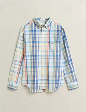 REG POPLIN MULTICHECK SHIRT male