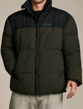 Giacca puffer trapuntata - khaki