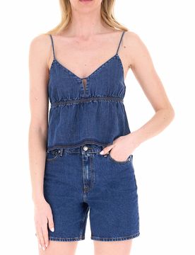 Canotta in jeans BLU XS