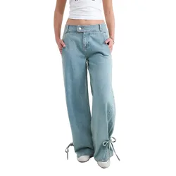 Jean 30000689 Bow Details Light Blue Denim 38