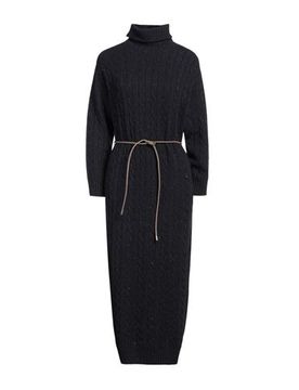 Vestido midi Mujer Azul noche 34,36,38,46 Mujer