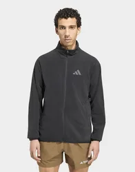 Mens Giacca Terrex Multi Essentials In Tessuto Felpato Con Zip Integrale - Nero, nero nero Uomo taglia S