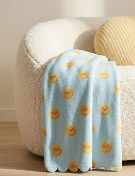 Coperta con motivo sole - acqua