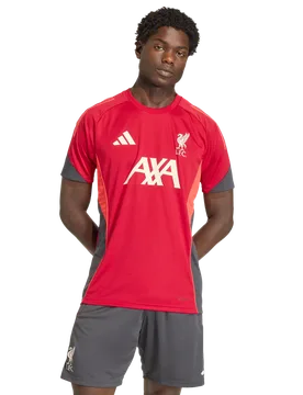 Liverpool Fc Tiro 25 Training Jersey Uomo - Maglie/Repliche Rosso - Taglia L - Poly Mesh L - Adidas - FashionsVida