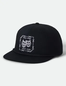 Cap - Smile Always Snapback - für Männer - schwarz - Männer - male - Brixton - FashionsVida