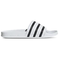Adilette Herren Flip-Flops und Sandalen - Weiß - Größe 39 1/3 - Netz/Synthetik White 39 1/3