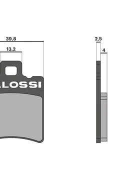 Pastiglie Freno Anteriore Piaggio Zip Fast Rider 50 2t - Malossi - FashionsVida