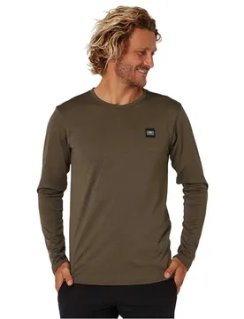 T-shirt à Manches Longues Anti-uv Surf Olive 3XL