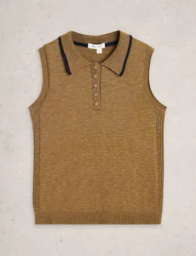 Cotton Rich Vest Green female - White stuff - FashionsVida
