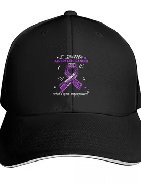 Pancreatic Cancer Warrior - I Battle Pancreatic Cancer What's Your Superpower Baseball Cap Beach Hip Hop Hat Beach Men Women's - Aliexpress - FashionsVida
