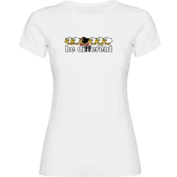 T-shirt à Manches Courtes Be Different Snowboarding White XL