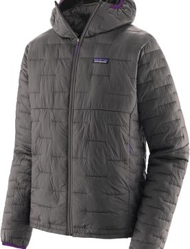 Komprimierbarer Stepp- Und Daundenjacken M's Micro Puff Hoody Forge Grey für Herren Größe XS Grau