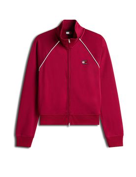 Chaqueta de chándal rojo oscuro M