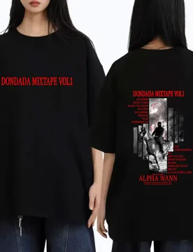 Rapper Alpha Wann Don Dada Mixtape Vol 1 Album T-shirt Summer Men Women Hip Hop Pop Music Streetwear Unisex Oversized T Shirts - Aliexpress - FashionsVida
