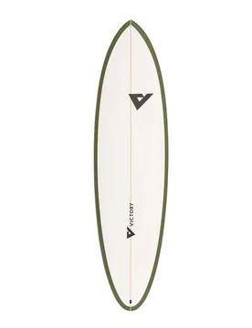 Planche De Surf Midlength Epoxy 6´8 Matt Kaki 203 cm unisex - Victory - FashionsVida