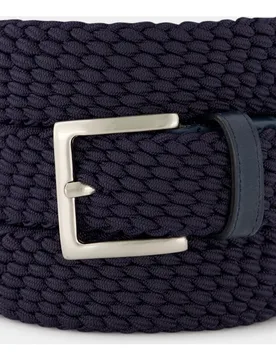 Cinturón de hombre trenzado con detalles en piel - Emidio Tucci - FashionsVida