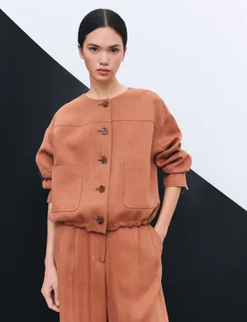 Chaqueta bomber traje de mujer - Tintoretto - FashionsVida