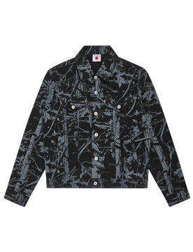 Tree Camo Denim Trucker Jacket
