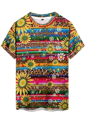Men's Retro Cute Cool Appearance 3D Printed Short-Sleeve T-Shirt - 3D Clothing, Loose Fit - Aliexpress - FashionsVida