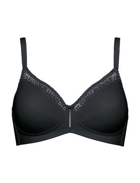 Sujetador sin aros COTTON BEAUTY N black negro 95D