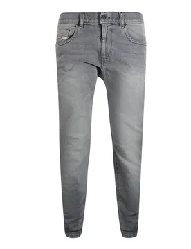 Mens 2019 D-Strukt-R Grey Denim Pants Cotton - Size 31w/30l - Diesel - FashionsVida