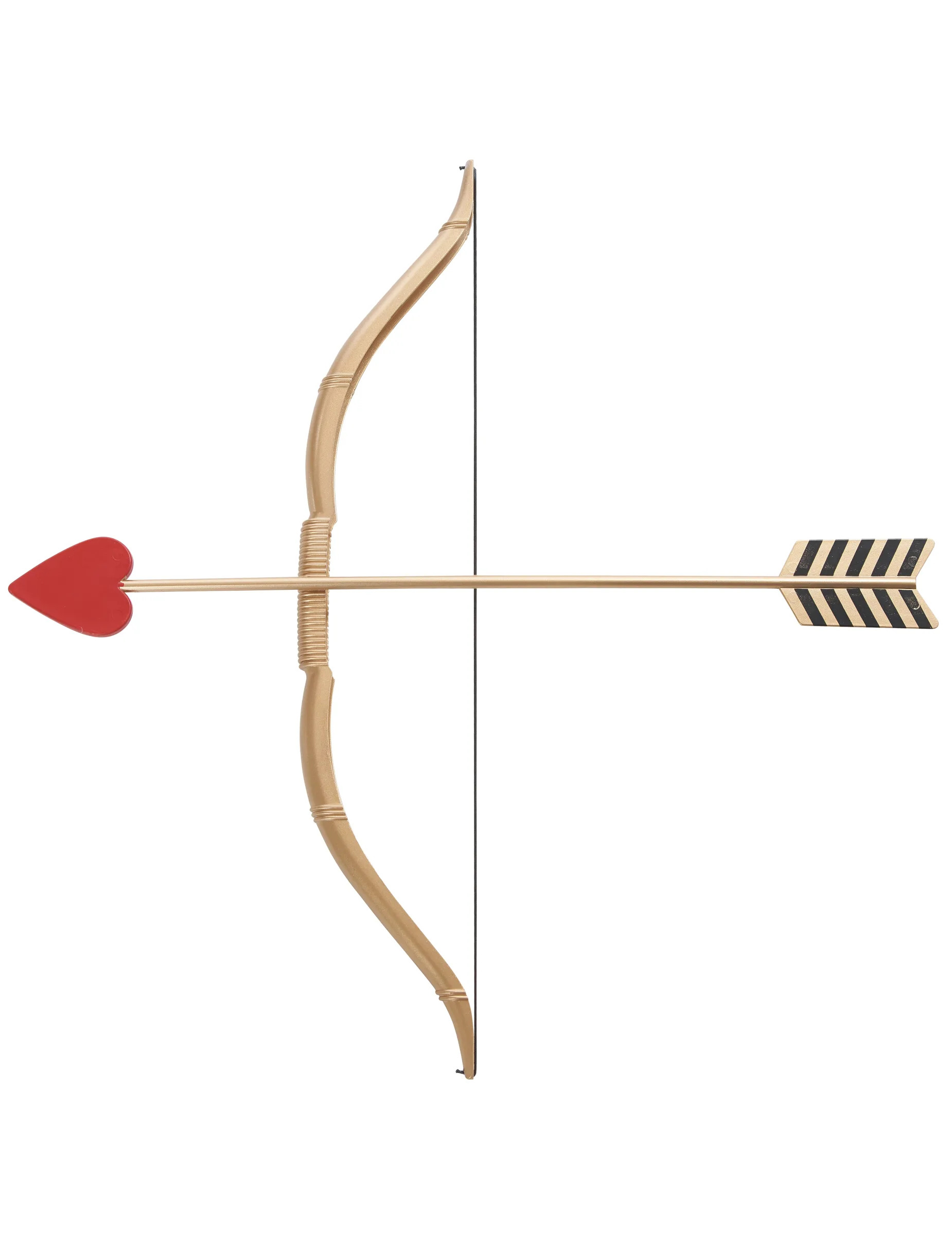 Amor Pfeil und Bogen-Set braun-rot-schwarz - KARNEVAL-MEGASTORE - FashionsVida