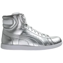 First Round Silver Womens Trainers - Size Uk 3.5