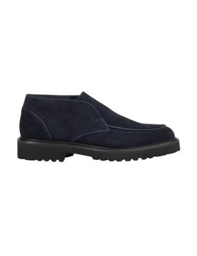 Scarpe stringate basse uomo - chukka adler elastico visone - nero