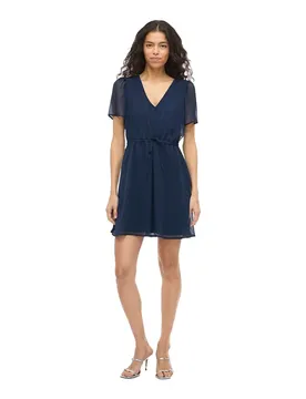 Robe Courte à Manches Courtes Falia Navy Blazer 44