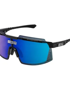 Occhiali Da Sole Aerowatt Foza Black Gloss / Blue